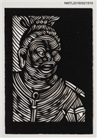 藏品(藏書票—佛像（切絵）)的圖片