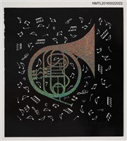 藏品(藏書票—春奏)的圖片