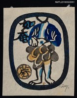 藏品(藏書票—藍衣人)的圖片