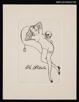 藏品(藏書票—骷髏與裸女)的圖片