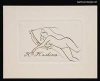 藏品(藏書票—臥姿裸女)的圖片