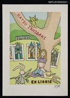 藏品(藏書票—Alice In Wonderland（愛麗絲夢遊仙境）)的圖片