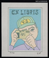 藏品(藏書票—拍照大叔)的圖片