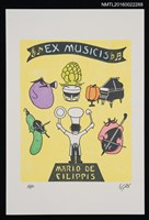 藏品(藏書票—小廚師的演奏會)的圖片