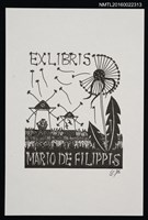 藏品(藏書票—黑色蒲公英)的圖片