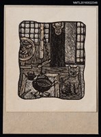 藏品(藏書票—地爐與貓)的圖片