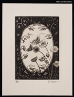 藏品(藏書票—蝶與罌粟)的圖片