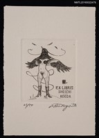 藏品(藏書票—裸女鳥人)的圖片