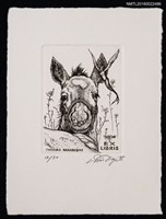 藏品(藏書票—驢與女妖)的圖片