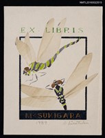 藏品(藏書票—蜻蜓)的圖片