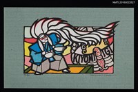 藏品(藏書票—鏡獅子)的圖片