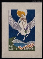 藏品(藏書票—夜騎天馬)的圖片