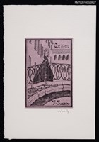 藏品(藏書票—橋上的女人)的圖片