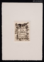 藏品(藏書票—鳥與扶桑花)的圖片