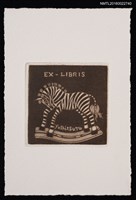 藏品(藏書票—斑馬)的圖片
