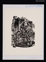 藏品(藏書票—歐洲騎士)的圖片