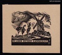 藏品(藏書票—狂風來襲)的圖片