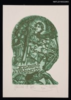 藏品(藏書票—綠之神話)的圖片