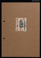 藏品(藏書票—樹叢上的鳥)的圖片