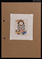 藏品(藏書票—雙手交叉的戴帽人)的圖片