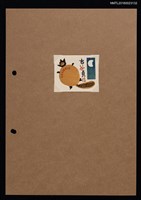 藏品(藏書票—狸貓與月)的圖片