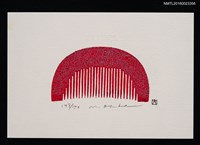 藏品(藏書票—花紋紅梳)的圖片