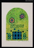 藏品(藏書票—奇幻綠窗)的圖片
