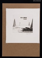 藏品(藏書票—七號果嶺騎乘記)的圖片