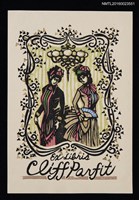 藏品(藏書票—歐洲仕女)的圖片