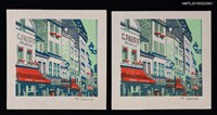 藏品(藏書票—國外街景)的圖片