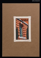 藏品(藏書票—紅磚窗扉)的圖片