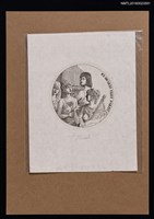 藏品(藏書票—女孩們的小音樂會)的圖片