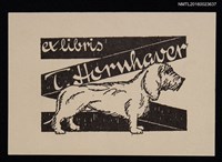 藏品(藏書票—狗)的圖片