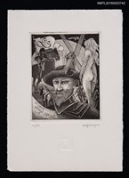 藏品(藏書票—唐吉訶德)的圖片