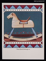 藏品(藏書票—小木馬)的圖片