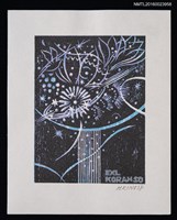 藏品(兒童藏書票—幻紫煙花)的圖片