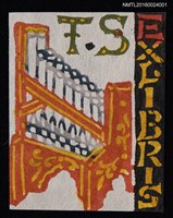 藏品(藏書票—パイプオルガン（管風琴）)的圖片