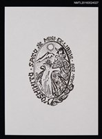 藏品(藏書票—日本婦人• 花)的圖片