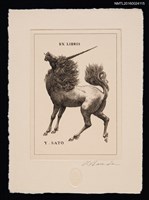 藏品(藏書票—ユニコーン（獨角獸）)的圖片