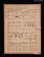 藏品(LA BOHEME DI G.PUCCINT樂譜)的圖片