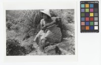 藏品(戴斗笠婦女)的圖片