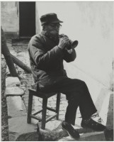 藏品(〈吹笛老人〉)的圖片