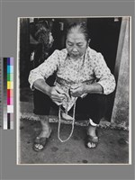 藏品(〈捻佛珠的田舍婦人，竹田鄉〉)的圖片