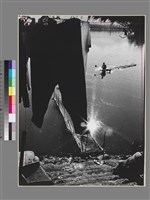 藏品(〈晨陽(中正湖之晨)(魚塘的早晨)〉)的圖片