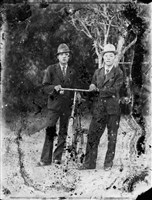 藏品(竹東寫真館玻璃版底片297)的圖片