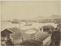 藏品(19世紀臺灣歷史影像：颱風後的廈門港)的圖片