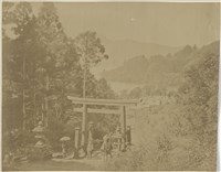 藏品(19世紀臺灣歷史影像：箱根湖，日本)的圖片
