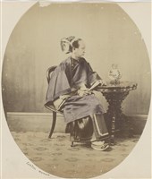 藏品(19世紀臺灣歷史影像：廣東婦人)的圖片