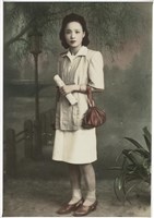 藏品(彩繪寫真-女子)的圖片