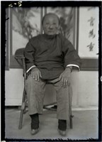 藏品(玻璃版底片：母親獨照)的圖片
